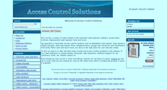 Desktop Screenshot of accesscontrolsolutions.us