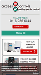 Mobile Screenshot of accesscontrolsolutions.co.uk